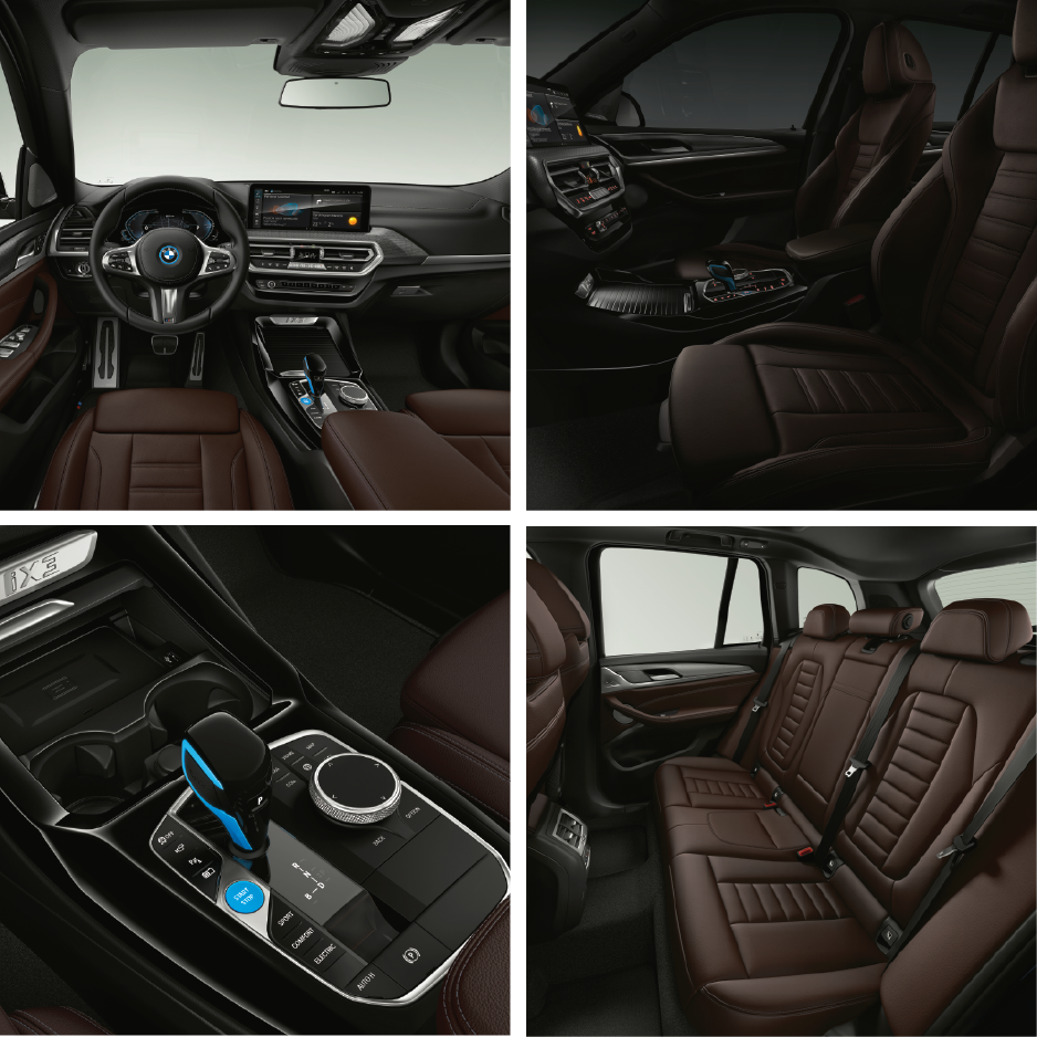 Website hình ảnh xe_BMW iX3 Nội thất